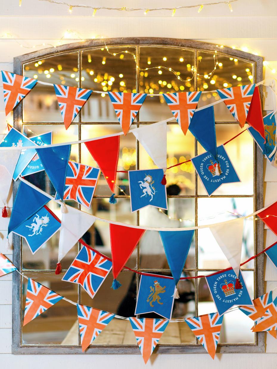 Hang out the bunting! Made from either fabric to reuse or paper that is 100% recyclable.